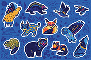 Big Sticker Bundle #1, an Animal Illustration by PenguinHouse (Thumbnail 9 of 16)