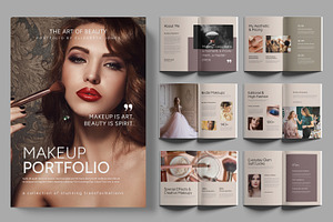 Makeup Artist Brochure, a Brochure Template by ContestDesign