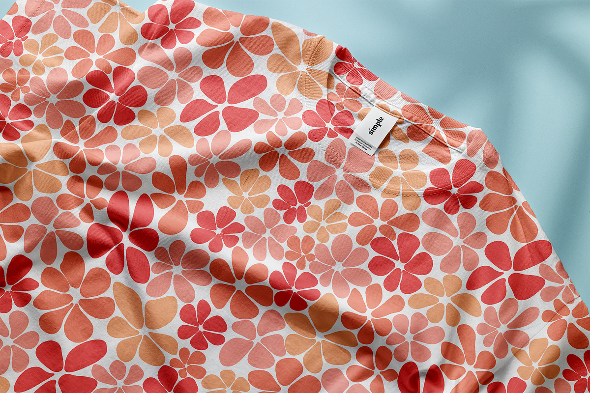 Peach pantone inspiration patterns, a Pattern Graphic by Daria Balaeva (Photo 4 of 8)