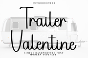 Trailer Valentine, a Handwritten Font by FreshTypeINK (Thumbnail 1 of 8)