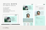 Julia Hope | Wix Therapist Website, a Wix Template by So Darling Studio (Thumbnail 2 of 7)