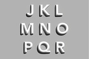 3D Plastic Letters & Numbers, an Object 3D Model by Graphic Pattern Studio (Thumbnail 3 of 6)