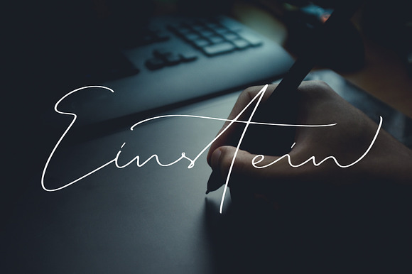 einstein font preview 7