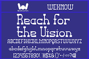 Return Home font, a Font by weknow (Thumbnail 4 of 8)