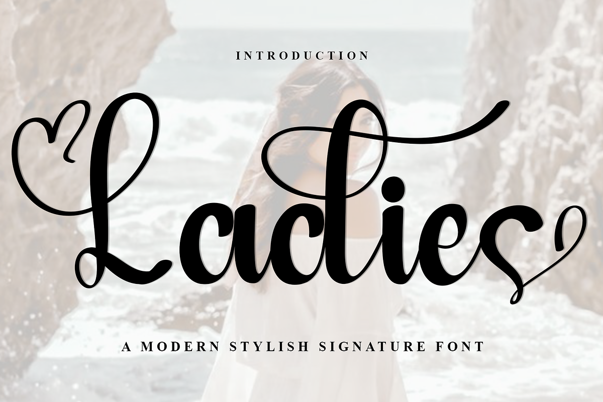 Ladies, a Handwritten Font by InermediaSTUDIO (Photo 1 of 8)
