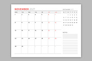 Wall Calendar 2027 (WC046-27-M), a Stationery Template by mikhailmorosin (Thumbnail 4 of 7)