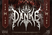 Daksine, a Blackletter Font by Burntilldead (Thumbnail 10 of 10)
