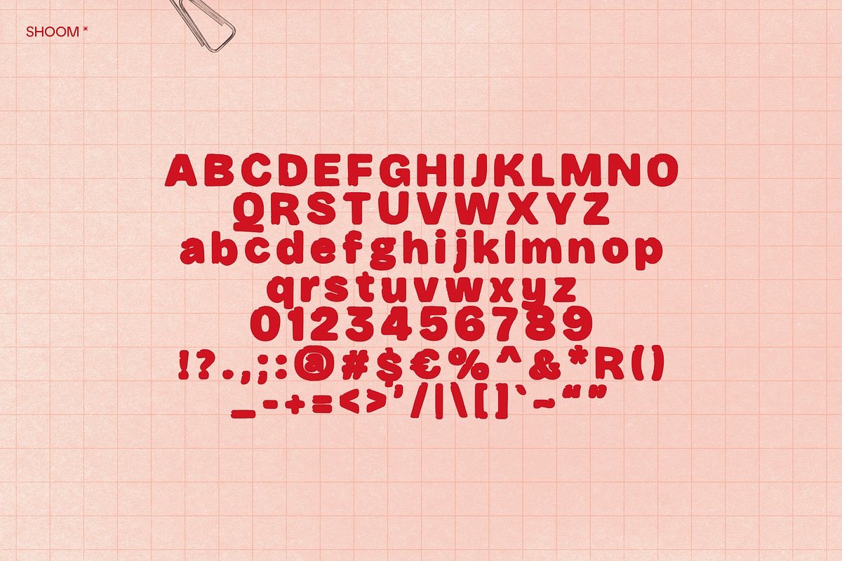 Bold Writer: Chunky Display Font, a Sans Serif Font by SHOOM HOUSE (Photo 2 of 16)