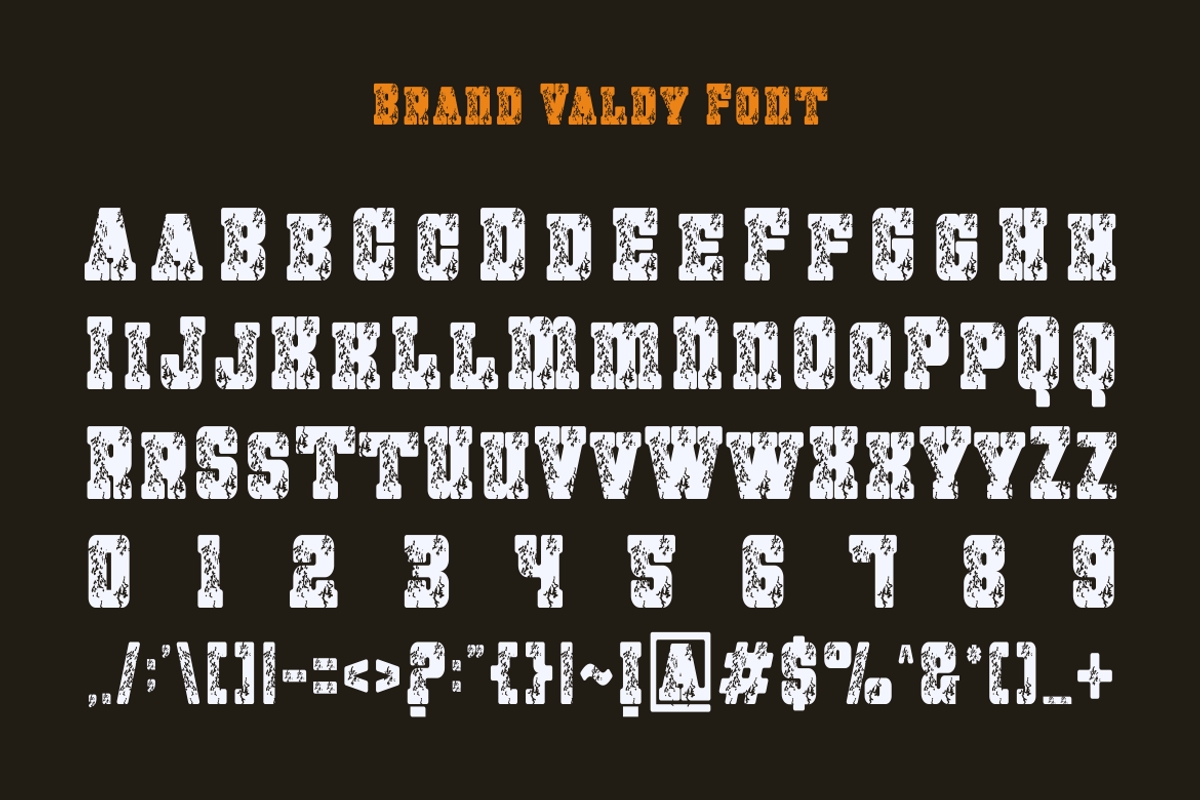 Brand Valdy - Vintage Font, a Slab Serif Font by Viswal Studio (Photo 6 of 8)