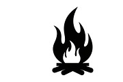 Bold black fire flame icon vector, an Illustration by Amazin_art (Thumbnail 20 of 29)