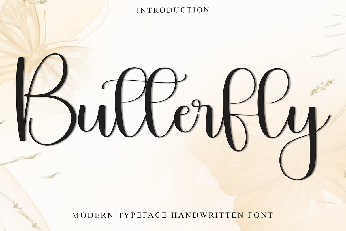 Butterfly, a Handwritten Font by InermediaSTUDIO (Photo 1 of 8)