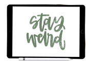 Procreate Brush Lettering Pen, a Brush Add-On by Blue Strawberry Studio (Thumbnail 3 of 5)