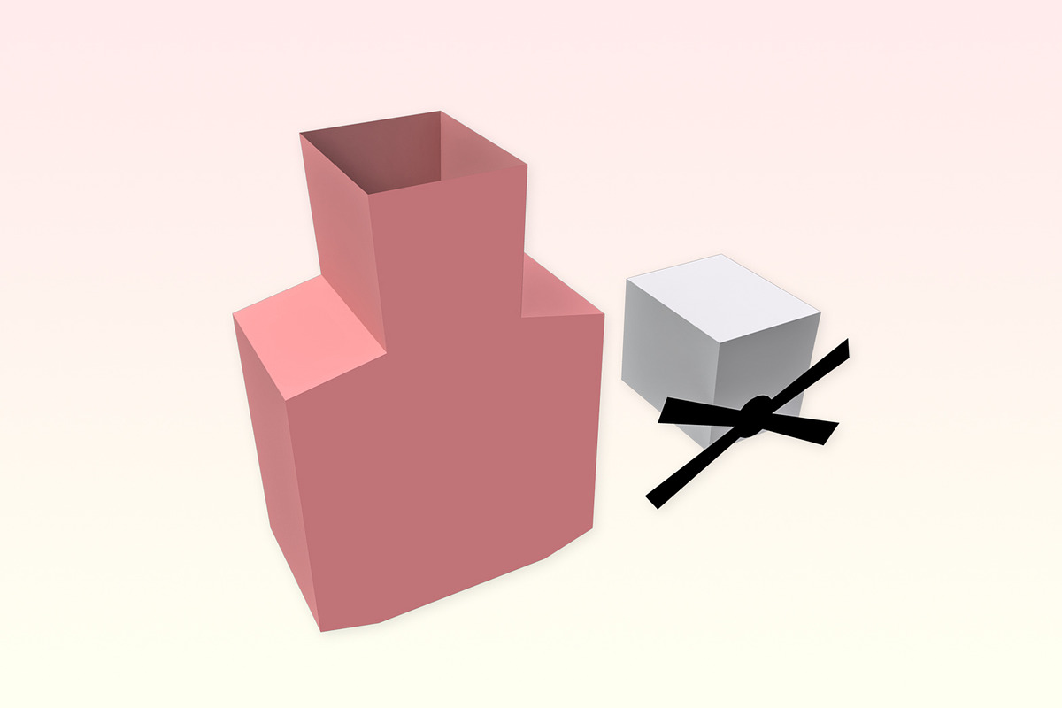 Perfume bottle favour -3d papercraft, a Print Template by PAPER amaze (Photo 2 of 5)