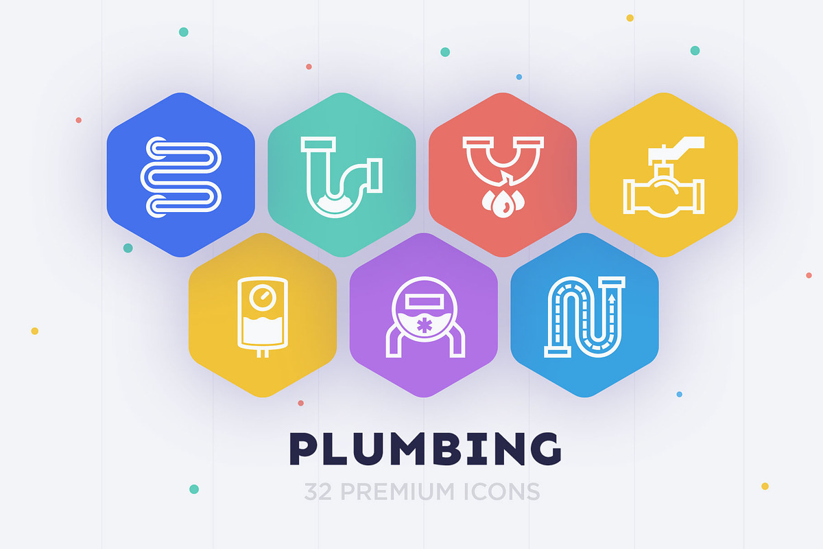 Plumbing | 32 Icons Set, an Outline Icon by Marina Silence (Photo 1 of 17)