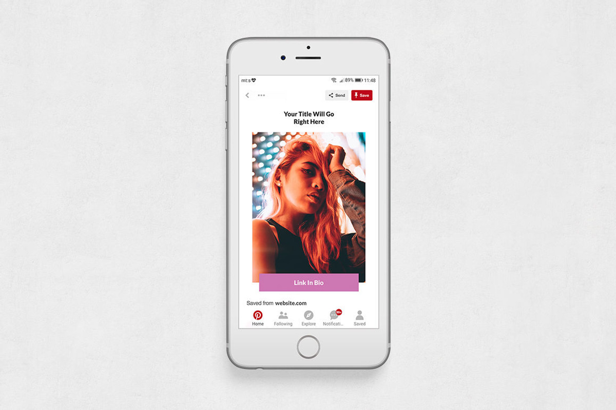 Neon Pinterest Posts, a Social Media Template by Social Corner Graphics (Photo 6 of 8)