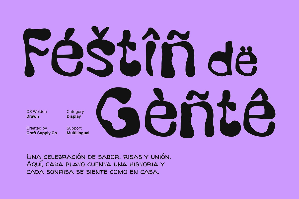 CS Weldon Drawn, a Sans Serif Font by Craft Supply Co. (Photo 7 of 8)