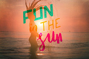Summer Fun Lettering Pack, a Seasonal Illustration by JoshuaRed Design (Thumbnail 4 of 6)