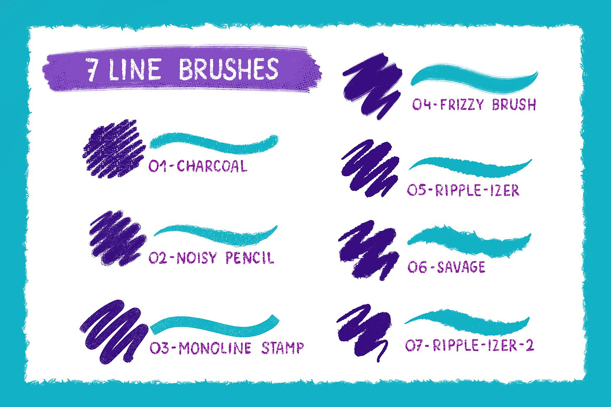 Rough & Raw - Affinity Brushes, a Brush Add-On by Shoutbam (Photo 6 of 9)