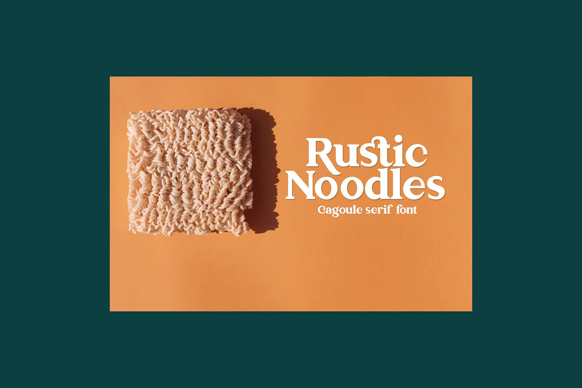 Cagoule Modern/Vintage Display Font, a Font by Aldiwangsadipa (Photo 4 of 7)