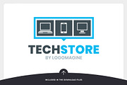 Tech Store Logo Template, a Branding & Logo Template by LOGOMAGINE (Thumbnail 5 of 13)