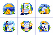 Insurance Illustration Art Set, a Healthcare Illustration by Prosymbols (Thumbnail 8 of 9)