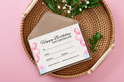 5 Birthday Gift Certificates, a Templates & Theme by TemplateCastleStore (Thumbnail 8 of 9)