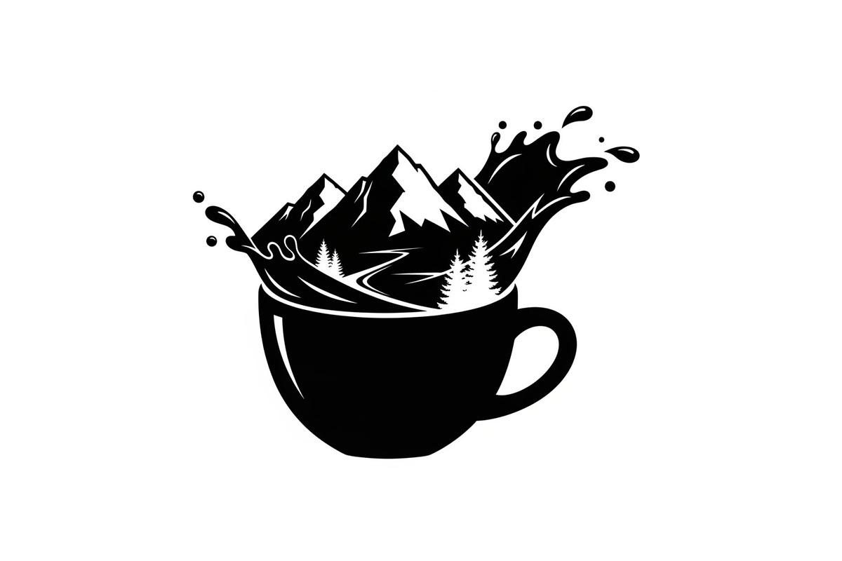 Mountain Coffee Cup Design Bundle, an Illustration by yasushie (Photo 22 of 31)