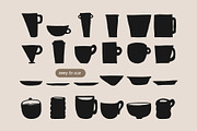 200+ COFFEE CLIPARTS, HAND DRAWN SET, a Food Illustration by JuDesign (Thumbnail 4 of 20)