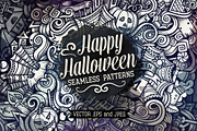 Halloween Graphics Patterns, a Pattern Graphic by BALABOLKA (Thumbnail 1 of 4)