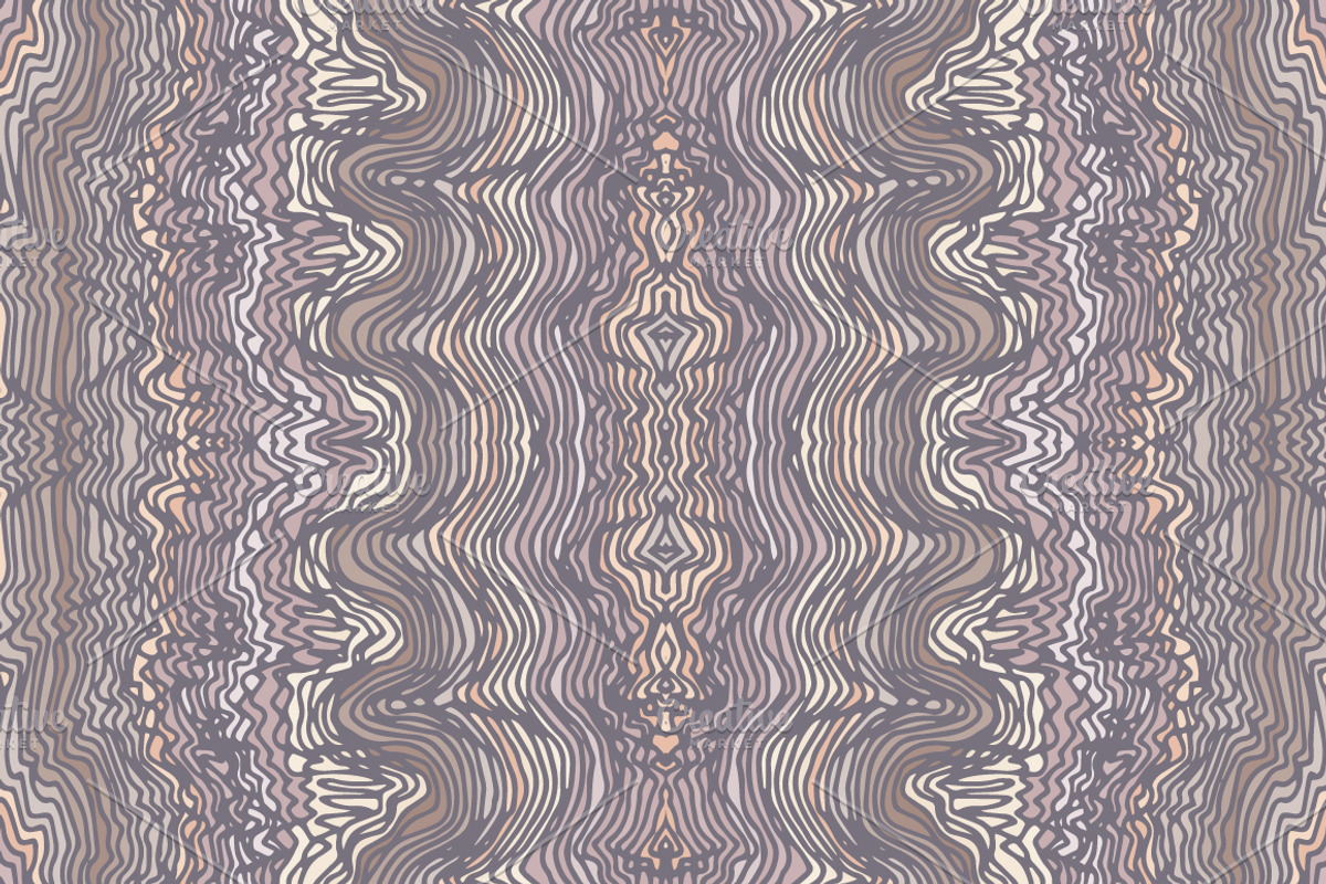 5 vector abstract seamless patterns, an Illustration by tamara.comotomka (Photo 3 of 5)