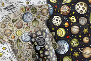 Space Doodle Seamless Patterns, a Pattern Graphic by BALABOLKA (Thumbnail 8 of 8)