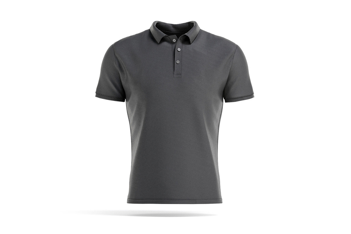 Black Men's Polo-Shirt 3D Model, an Object 3D Model by rebrandy (Photo 2 of 9)