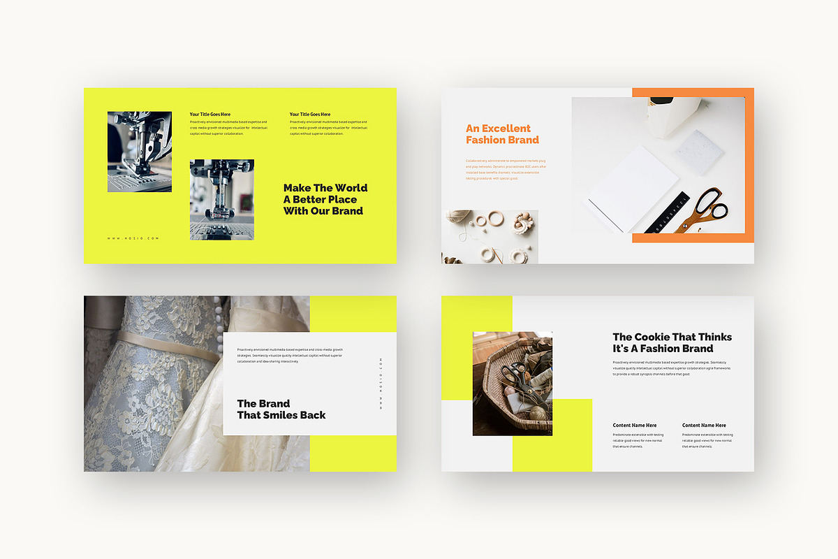 Hosio : Fashion Brand Keynote, a Presentation Template by Punkl Camp (Photo 6 of 16)