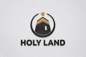 Arabic Mecca Kaaba Holy Land Logo, a Branding & Logo Template by jongcreative