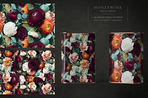 Honeywine Floral Art Collection