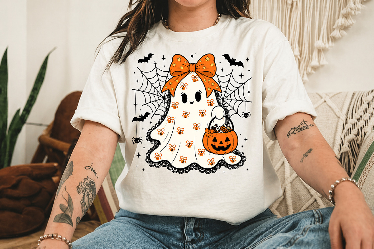 Lace Ghost Coquette PNG, Ghost, a Seasonal Illustration by Libby Wishes (Photo 3 of 4)