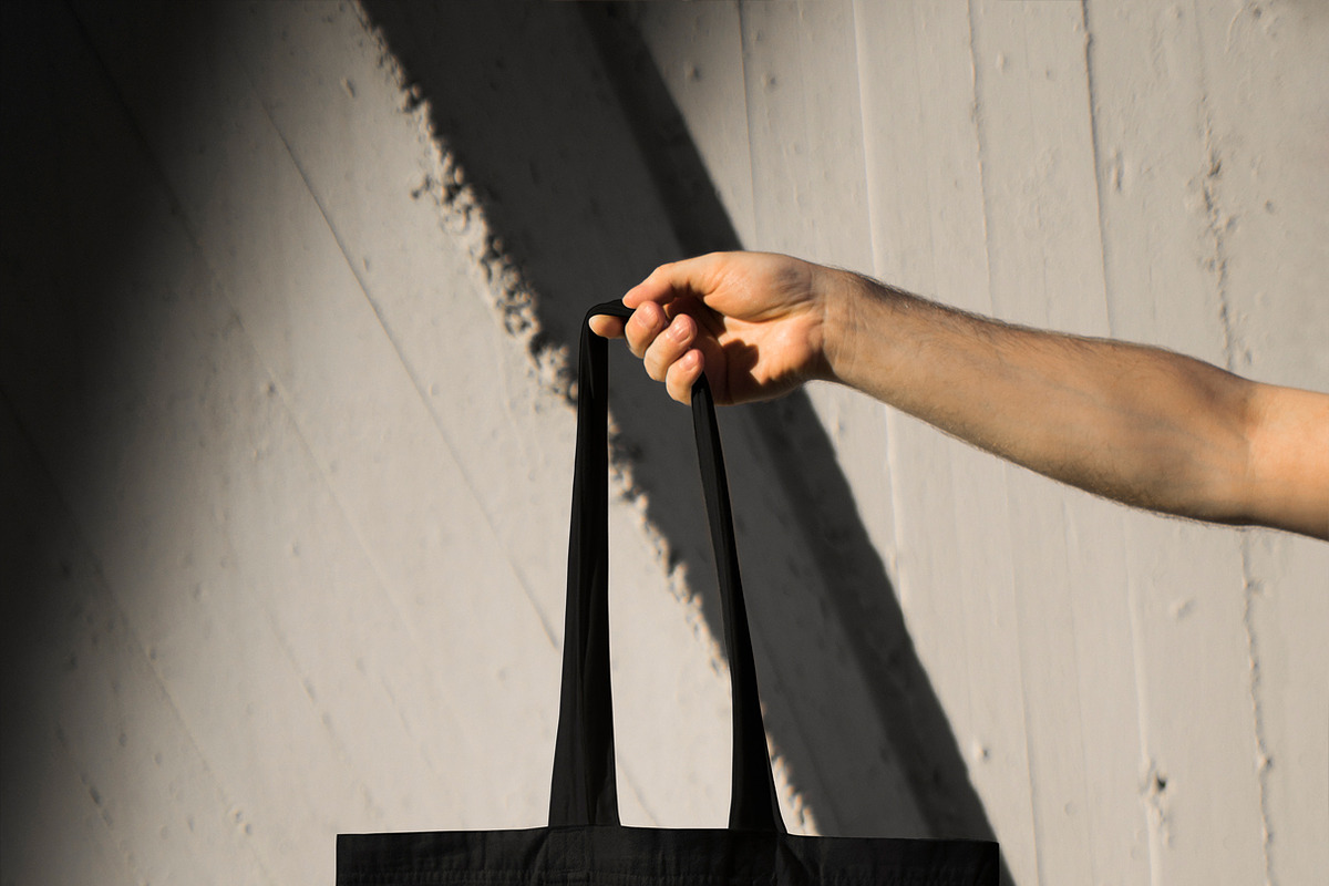 Urban Tote Bag Mockup Bundle, a Product Mockup by eezo (Photo 6 of 12)