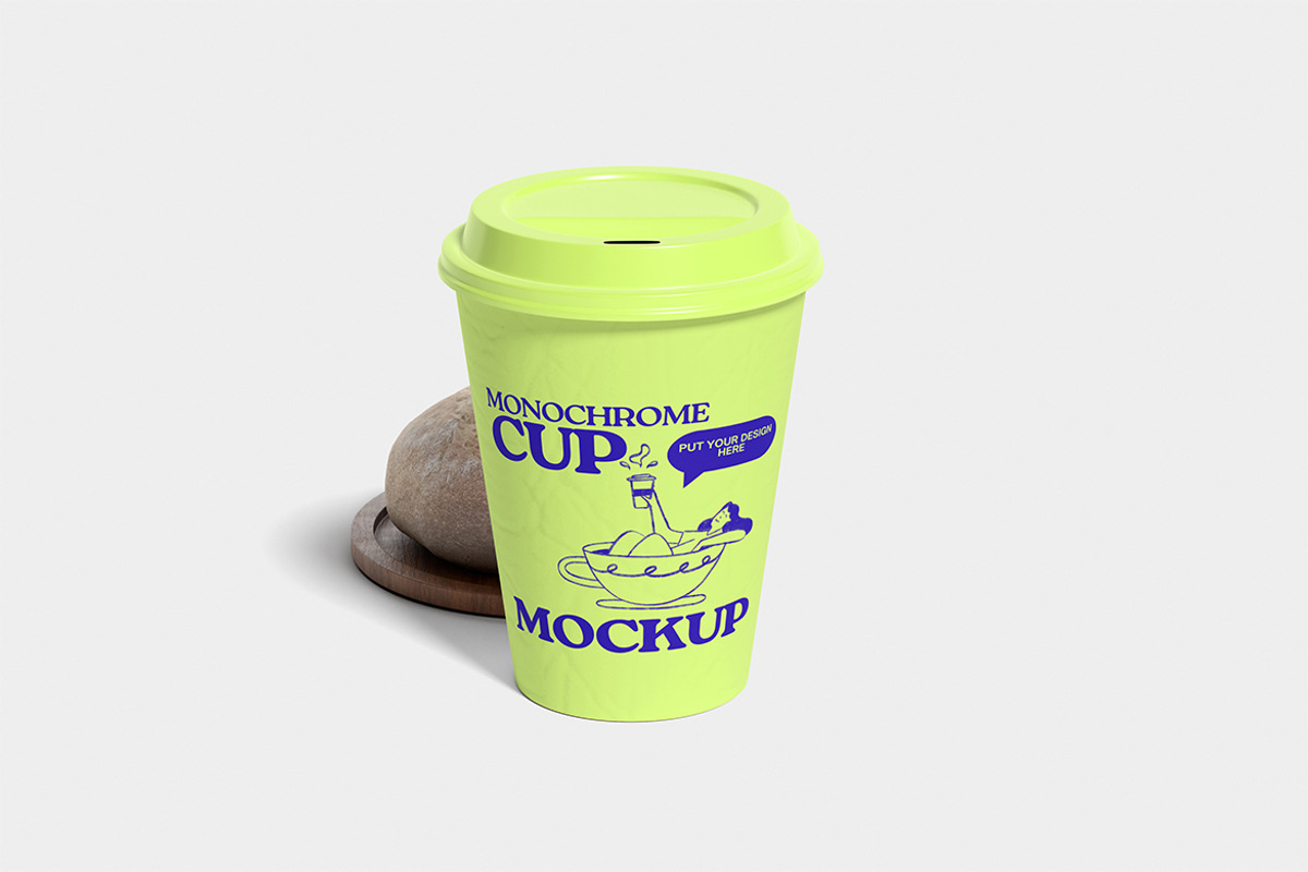 Monochrome Cup Mockup, a Cups & Container Mockup by xavier_studio (Photo 5 of 5)