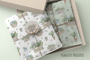 Watercolor Gardening Clipart Set, a Seasonal Illustration by LenArt (Thumbnail 9 of 15)