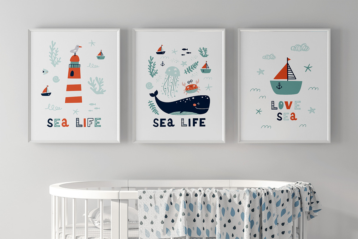 Hello Ocean set, a Texture Illustration by Ekaterina (Photo 4 of 12)