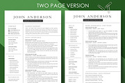 Resume Template Modern CV Design, a Resume Template by resumetemplathttps://d3es (Thumbnail 5 of 9)