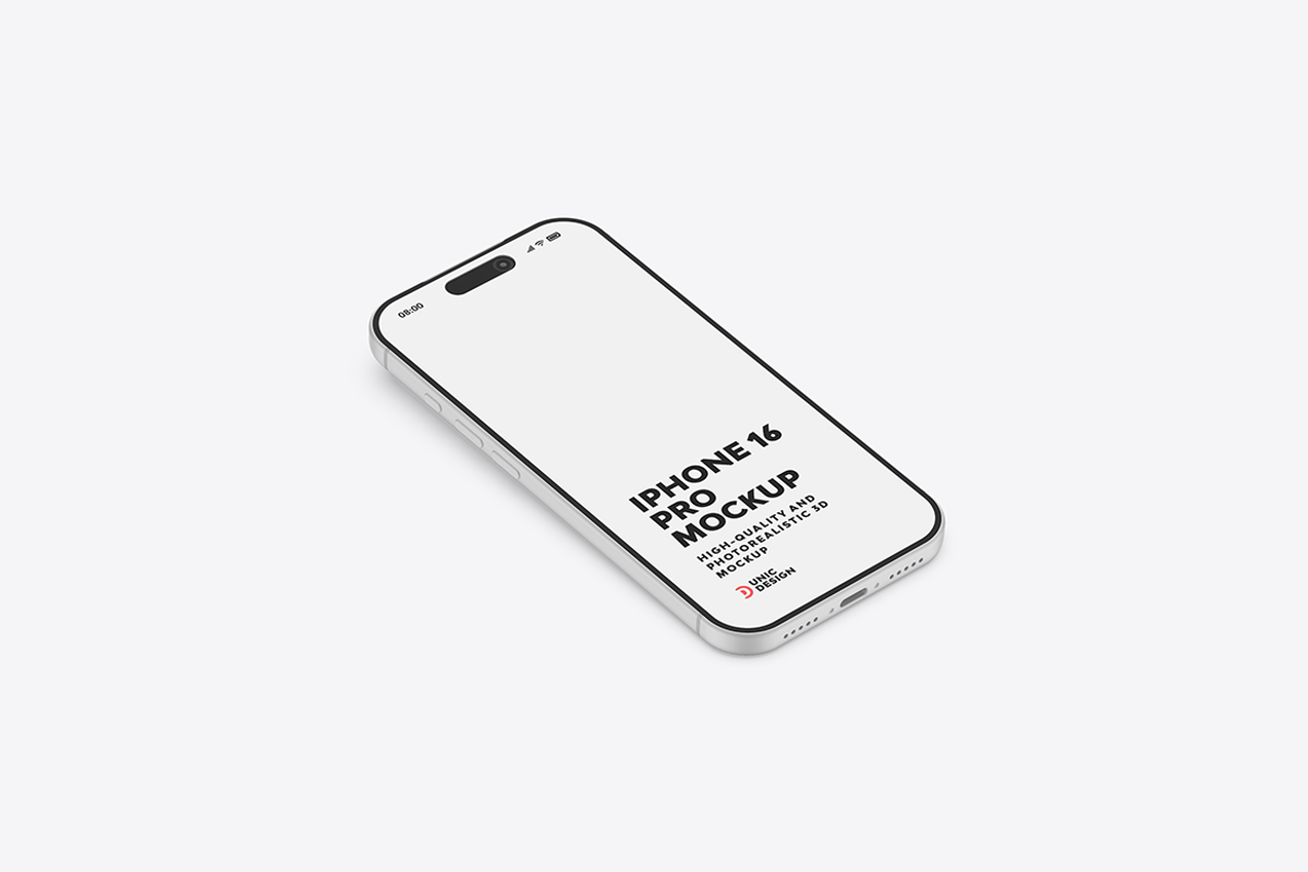iPhone 17 Pro Mockup, an iPhone Mockup by UnicDesign (Photo 6 of 13)