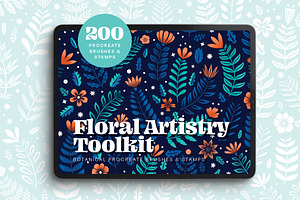 Floral Artistry Procreate Toolkit