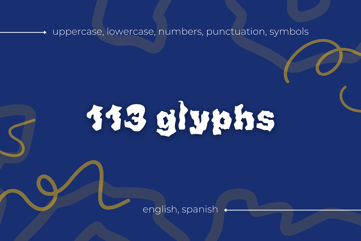 Wobble Display Font, a Sans Serif Font by typendy (Photo 5 of 8)