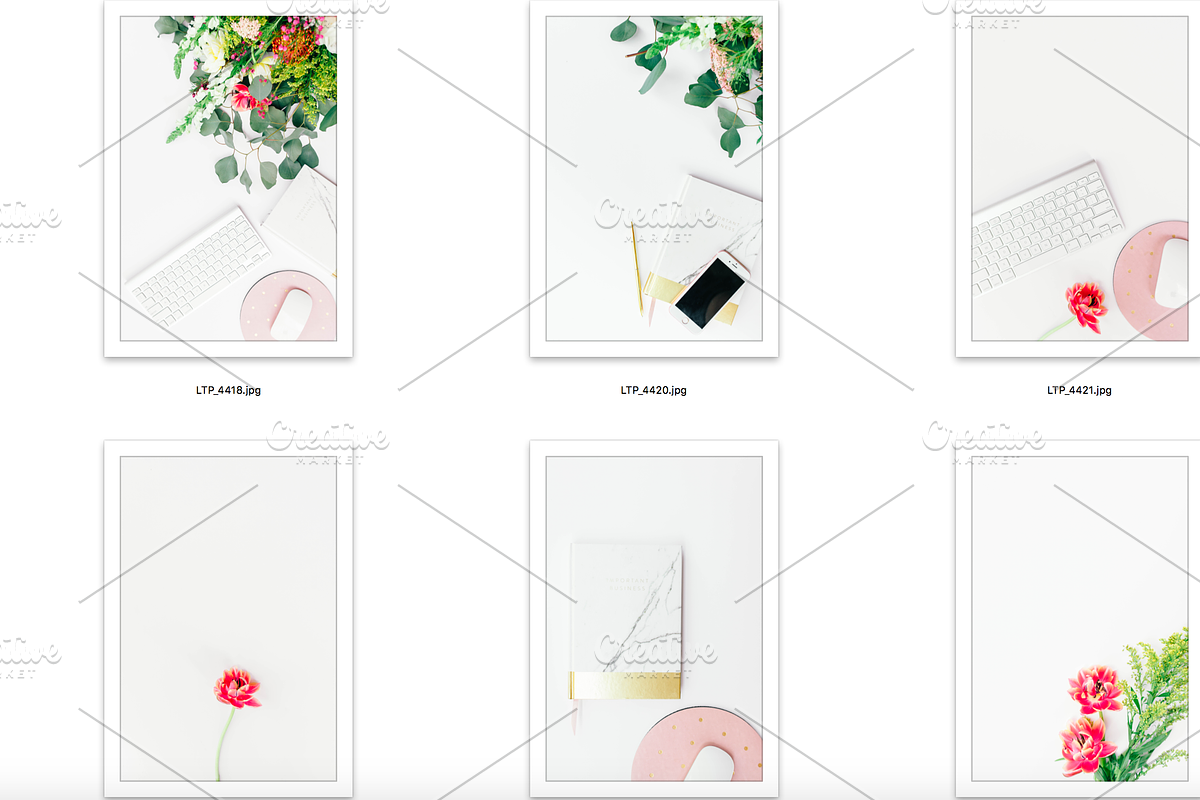 Colorful Floral Stock Photo Bundle, a Print Template by Ledia Tashi Designs (Photo 2 of 4)
