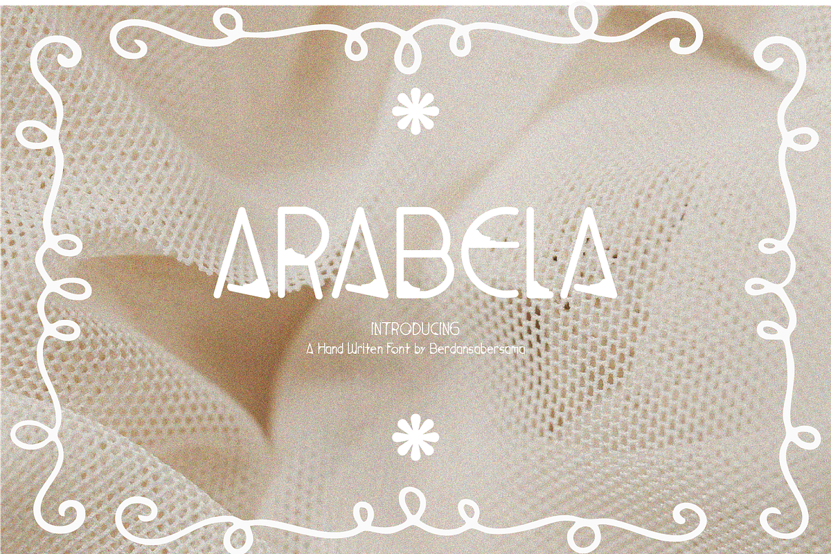 Arabela | Handwritten Font, a Handwritten Font by Berdansabersama (Photo 1 of 8)