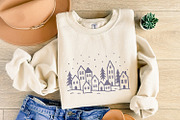 Minimalist Winter Village PNG, Hand, an Illustration by SharpMarketplace (Thumbnail 8 of 9)