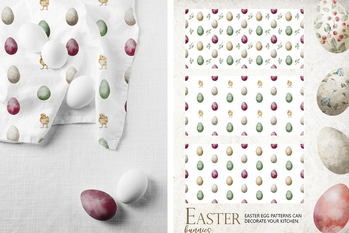 Easter clip art set, a Decorative Illustration by RushkinaAntonina (Photo 5 of 10)