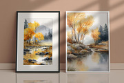 Watercolor Nature Illustration, a Decorative Illustration by Housui Patterns (Thumbnail 9 of 9)