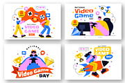 10 Video Game Day Illustration, a Sport Illustration by denayunebgt (Thumbnail 3 of 4)